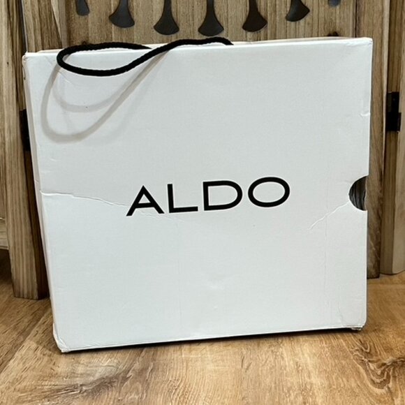 Aldo Mustard Yellow Suede Platform Sandals – Made in Italy – Size 6.5 / 37 – NEW - Picture 11 of 11